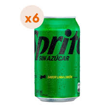 Lata Sprite S/Azucar x6